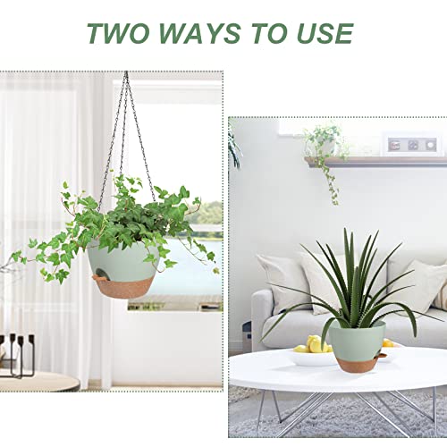 Hanging Planters for Indoor Outdoor Plants (2 Count)