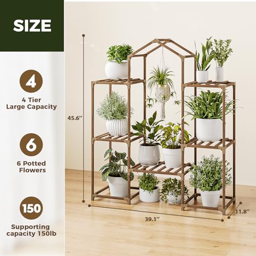 Plant Stand Indoor Hanging Plant Shelf Outdoor Large Plant Rack