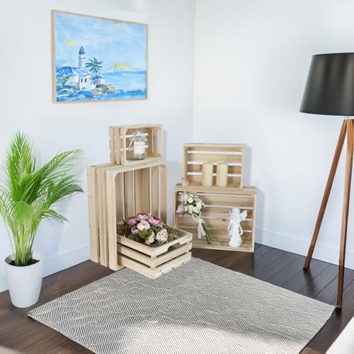 Wooden Crates (5 Count)