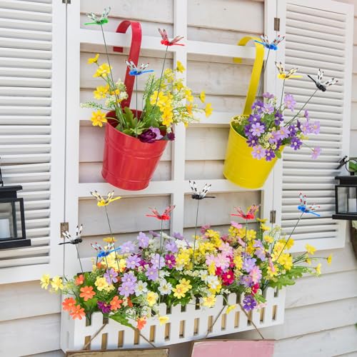 200 Pcs 3D Dragonfly Garden Stakes (2.36")