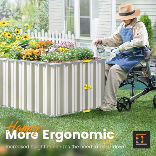 Raised Garden Bed Heightened for Deep