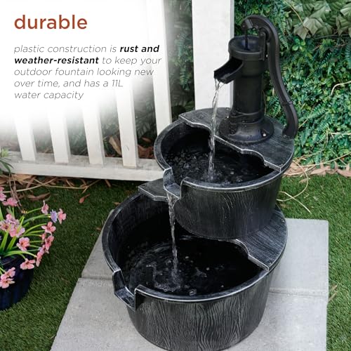 27" Tall Rustic Outdoor 2 (Gray Finish)