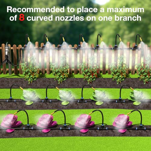 360° Drip Irrigation Misting Copper Nozzles for 1 (Brass)