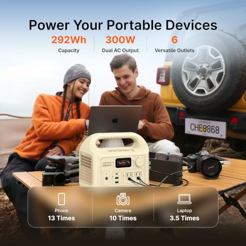 Portable Power Station Explorer 300 Dune White (Explorer 300 Dune White)