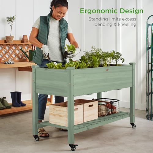 Raised Garden Bed 48x24x32 (Sage / 48x24x32in)
