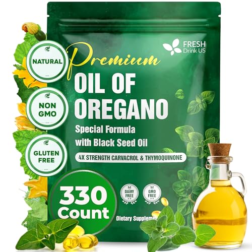 Oregano Black Seed Oil Softgels (330 Count)