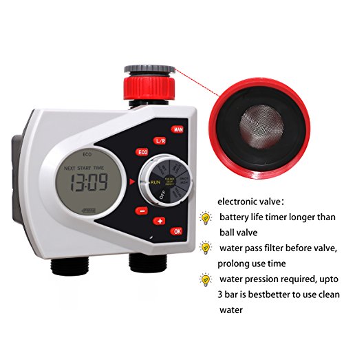 Dual Outlet Water Hose Timer (2 Outlet Timer)