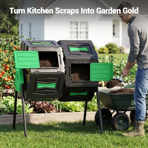 Composter Tumbler Outdoor (Green)