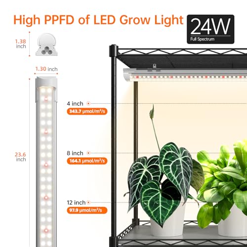 Plant Stand with Grow Light