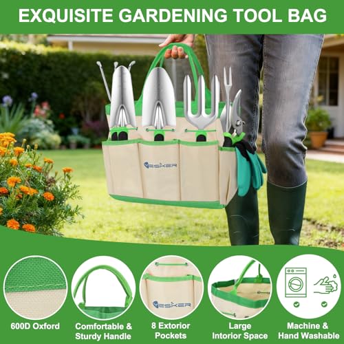Gardening Tools 9 (9PCS Black Green)