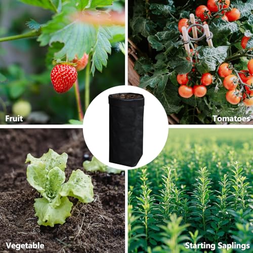 100 Pcs 13.5" H Nursery Grow Bags (100 Count)