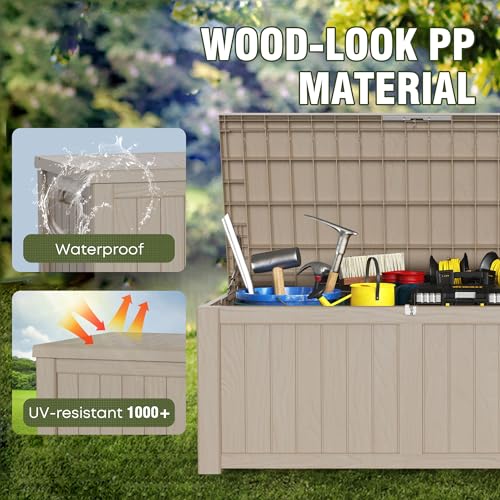 150 Gallon Waterproof Outdoor Storage Box