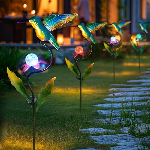 46 Inch Solar Hummingbird Lights (Hummingbird)
