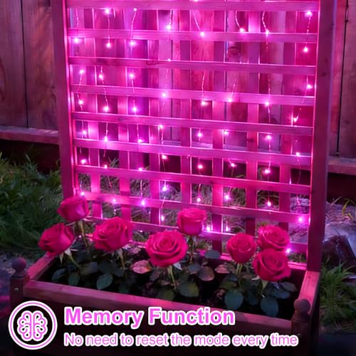 4 Pack Solar Fairy Lights (Pink / 4Pack*100LED)