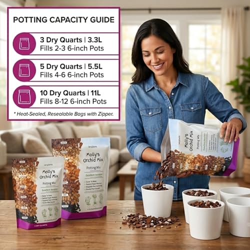 Molly's Orchid Potting Mix Chunky Soil