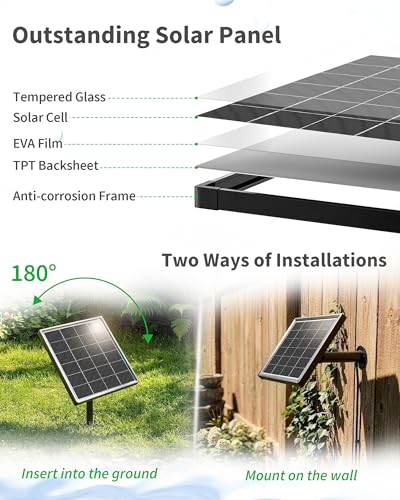 Warm White Solar Pond Lights (3 Warm White Lights-Solar Powered)