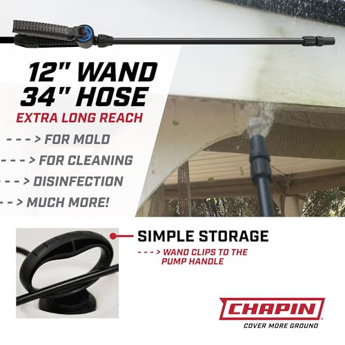 22074 2 Gallon Bleach Pump Sprayer for Cleaning & Disinfecting (2-Gallon)