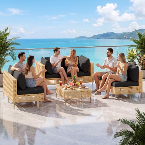 7 Piece Patio Furniture Set (Br-bk-7pc)