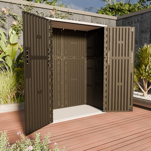 Outdoor Storage Shed 57 Cu.Ft (Black / 57 Cu.ft)