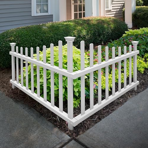 Zippity Ashley Corner Picket Fence (8.33 Sq Ft)