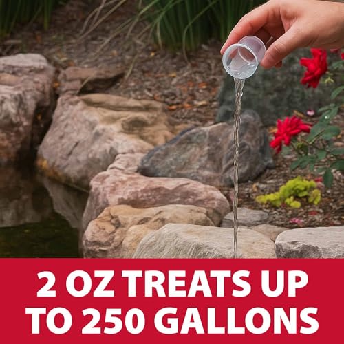 The Pond Guy LiquidClear Beneficial Bacteria Pond Cleaner for Outdoor Water Gardens & Small Ponds