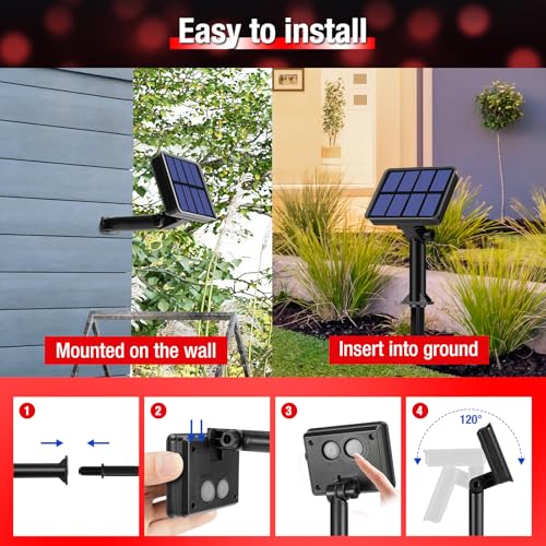 4 Pack Solar String Lights Outdoor (4 Count)
