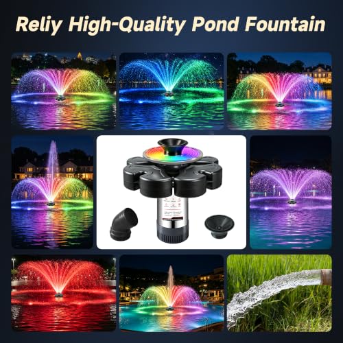 Pond Fountain Aerator (Black D)