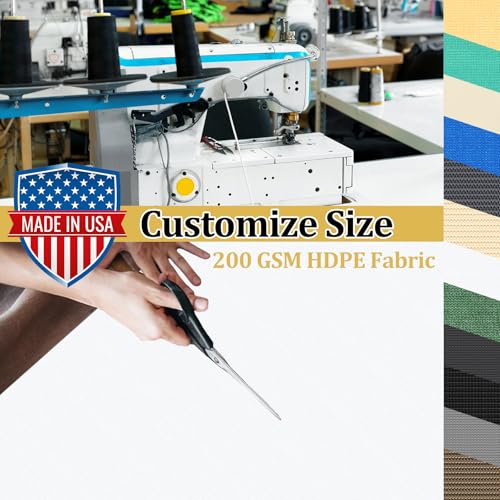 Customized Size 90% Sun Shade Cloth with Grommets