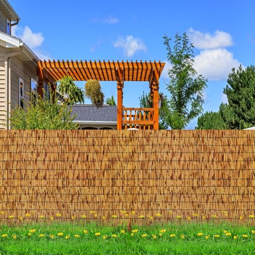 Reed Fencing Rolls (2×16FT 2Pack / Brown)
