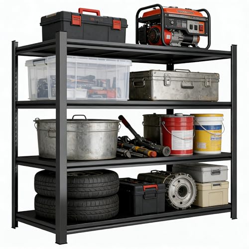 45''W Garage Shelving Heavy Duty 2000LBS Metal Storage Shelves Series (54''Hx45''Wx16''D)