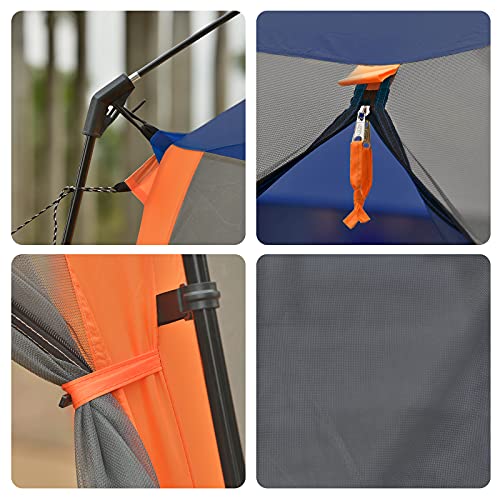 Screen House Tent 13 x 13 Ft Screened Mesh Net Wall Canopy (Blue-1 / 13'x13')