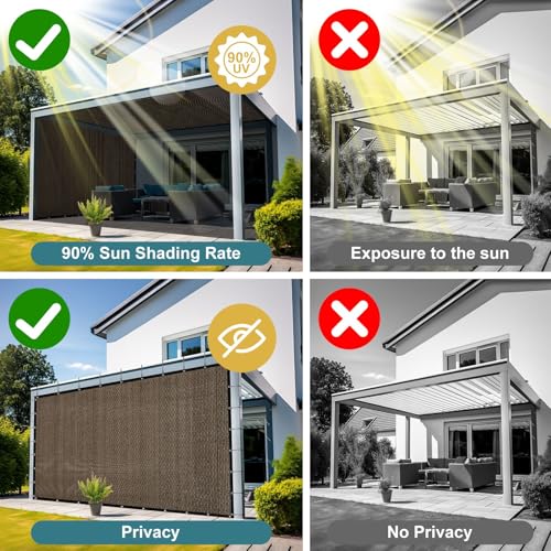 90% Sun Shade Cloth with Grommets