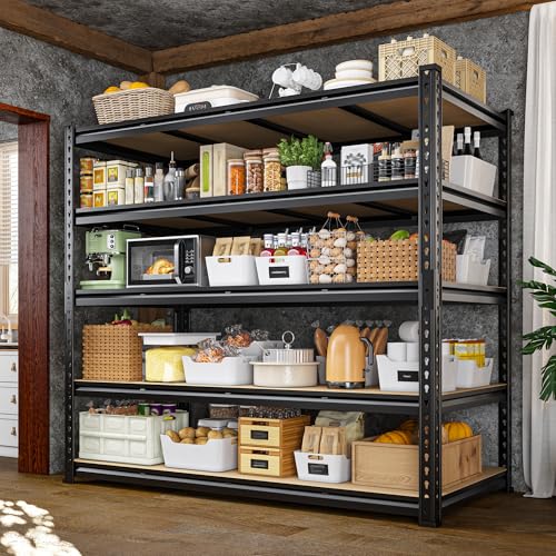 55" W Heavy Duty Garage Shelving (55" W × 24" D × 72" H)