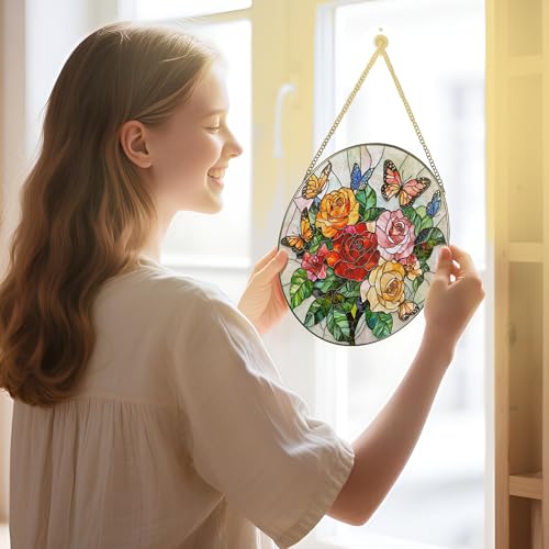 Butterfly & Rose Ornament (Butterfly&rose)