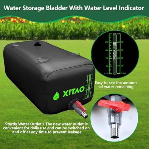 29Gal 110L Water Bladder Tank w (29 Gal / Black)