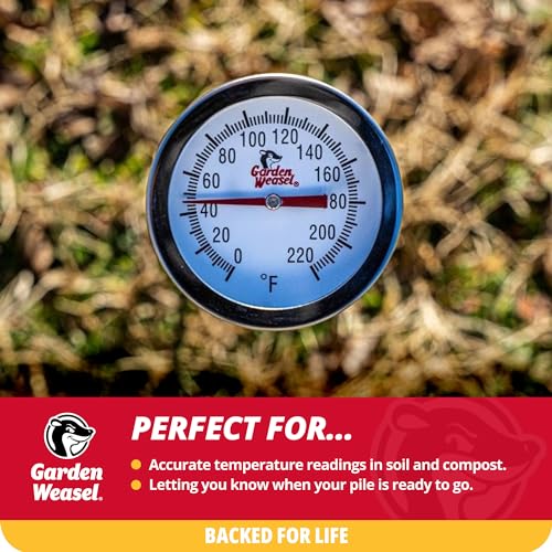 Analog Soil & Composting Dial Thermometer (20-Inch)