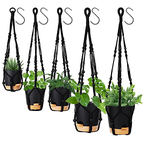 Hanging Planters for Indoor Plants (5 Count)