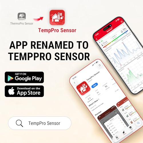 TempAir Bluetooth Thermometer Hygrometer (White)
