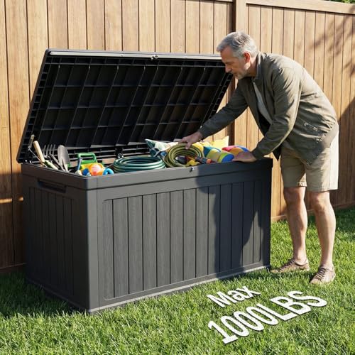 270 Gallon Deck Box (Black / 270 Gallon)