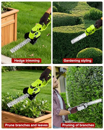 9.1inch Hedge Trimmer Blade Max Cutting Length9.1inch (black)