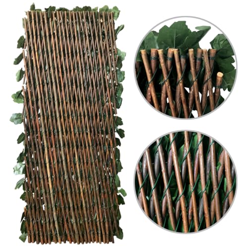 Expandable Fence Privacy Screen for Balcony Patio Outdoor (20.49 Sq Ft)