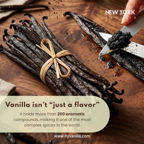 25 Whole Vanilla Beans Grade A ++ (25 Count)