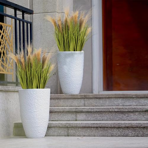 Artificial Plants 6PCS 31.5“ Fake Tall Grass (Brown Grass)