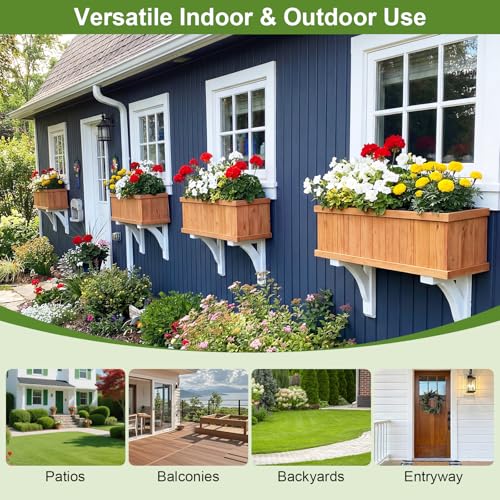 Outdoor Raised Garden Bed (Orange / 40"x13"x12")