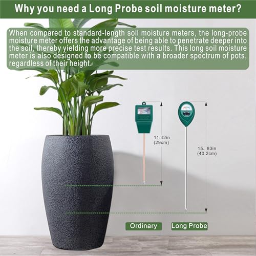 Long Probe Plant Soil Moisture Meter