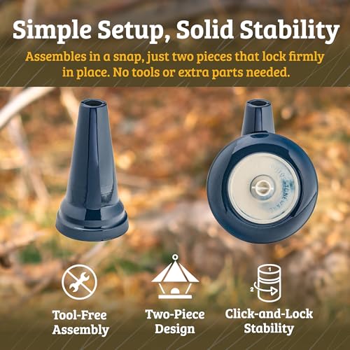 Ohio Stoneware Pedestal Bird Bath (Midnight Blue)
