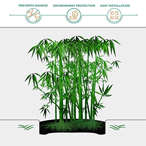 Water & Bamboo Root Barrier (24-Inch by 300-Feet Roll, 40mil Thickness / 40mil Thickness)