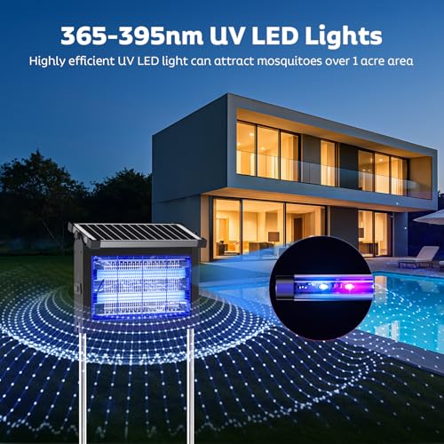 Solar Bug Zapper Outdoor (Space Black)
