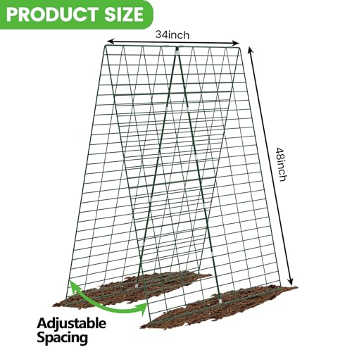 Foldable Cucumber Trellis 48" L x 34" W (48" L x 34" W)