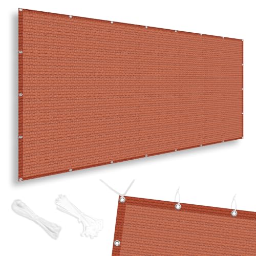 Shade Cloth 9x11 FT Sun Shade (9' x 11' custom size / Terra)